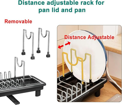 junyuan Compact Dish Drying Rack, Small Dish Rack