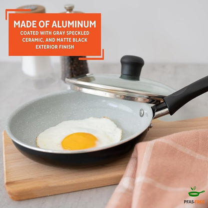 IMUSA 6.3” Gray Speckled Ceramic Mini Fry Pan
