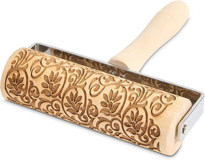 Mrs. Anderson’s Baking Mini Embossing Rolling Pin, Floral Scroll Design