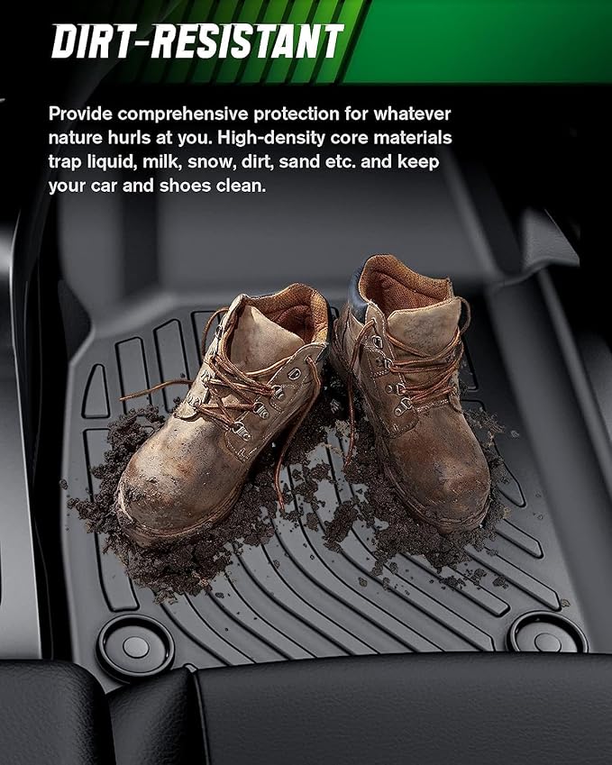 VIWIK Floor Mats for Kia Sorento 2021-2024 NOT Hybrid 6/7 seat, Car Mats All Weather Protection Custom Floor Liners 1st/2nd/3rd Row, Car Accessories for Sorento NOT Hybrid TPE Odorless Non-Slip