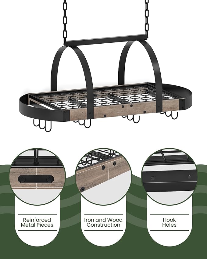 CHOEZON Hanging Pot Rack, Pot Hanger