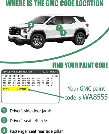 Stealth Gray Metallic(WA928L) Touch Up Paint Pen for GMC,Car Paint Scratch Repair Pen Quick and Easy Fix Auto Paint Scratch