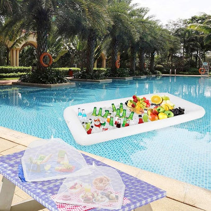 1PCS Inflatable Serving Bars and 3PCS Mesh Food Umbrella Covers Tent