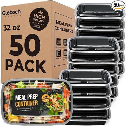 Glotoch Meal Prep Containers 32oz 50 Pack