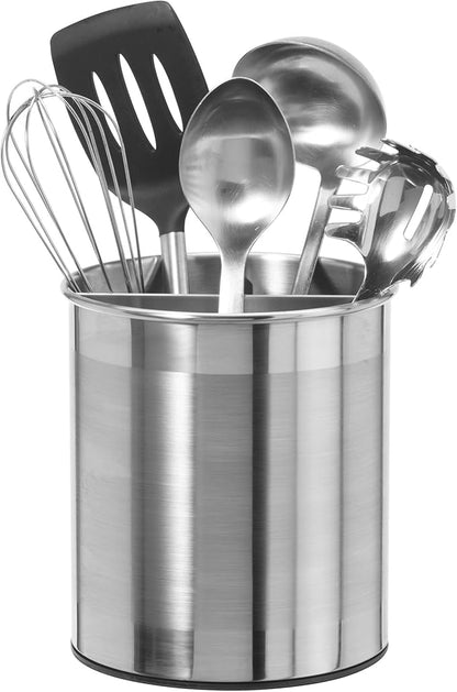 Oggi Jumbo Stainless Steel Rotating Utensil Holder