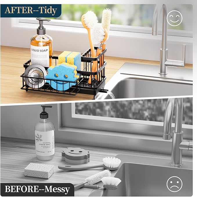Consumest Sponge Holder for Kitchen Sink