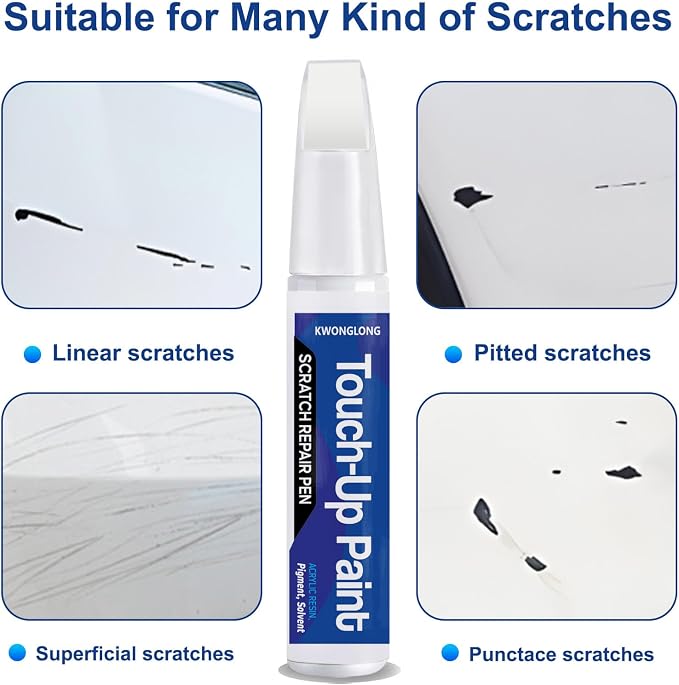Black PX8 Touch Up Paint Compatible with RAM, 2-in-1 Car Paint Scratch Repair Pen, Quick & Easy Solution to Repair