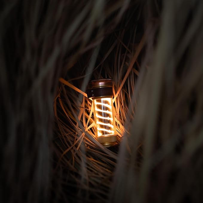 Barebones Edison Light Stick ??Brass, USB Rechargeable LED Lantern and Flashlight with 7 Modes, 40+ Hour Run Time, Camping Essentials with Magnetic Base