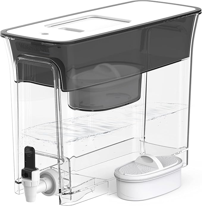Waterdrop 35-Cup Slim Water Filter Dispenser, Large Capacity Water Filter