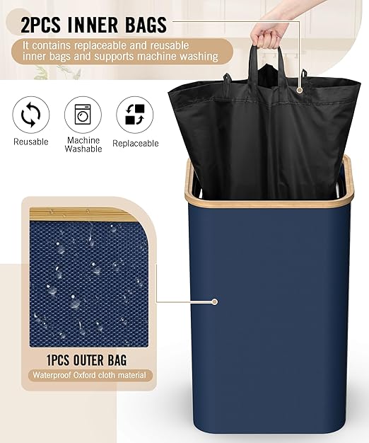 Recycling Bins for Kitchen, 26 Gallon Recycle Bin