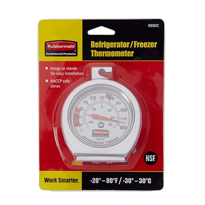 Rubbermaid Commercial Products Thermometer, Classic Large Mechanical Dial