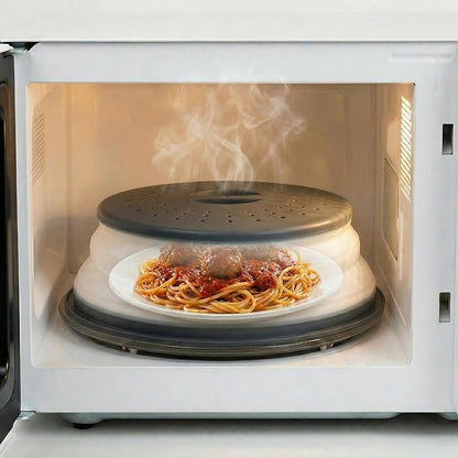 Collapsible Microwave Splatter Cover