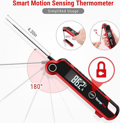 TempPro TP620 Instant Read Meat Thermometer Digital, Cooking Thermometer