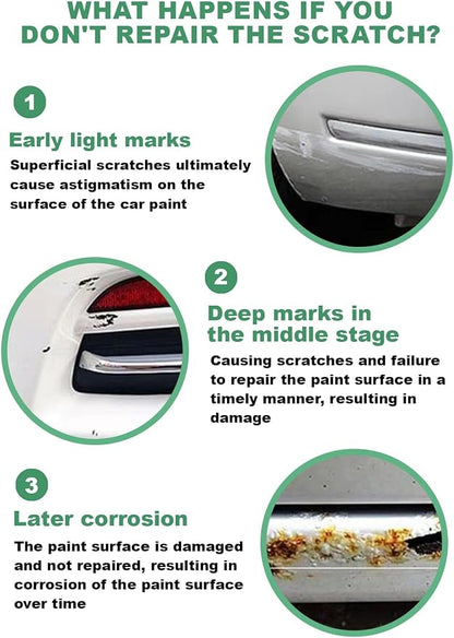 SWP Snow White Pearl Tricoat Touch Up Paint for Kia, Color Accurate Car Paint Scratch Repair Pen, Quick & Easy Fix Automotive Chips and Nicks