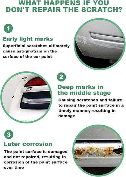 C4W/C54 Skyscraper Grey Metallic Touch Up Paint for BMW, Color Accurate Car Paint Scratch Repair Pen, Quick & Easy Fix Automotive Chips and Nicks