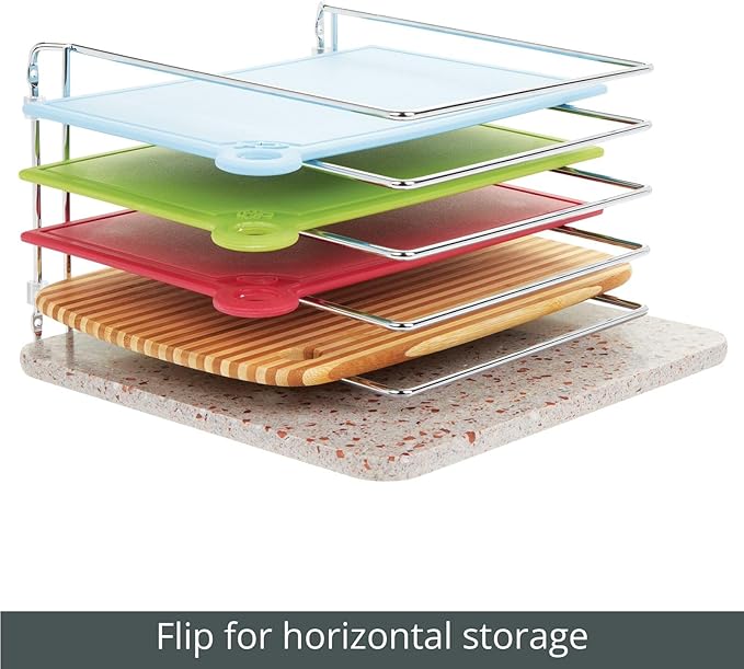 mDesign 5 Slot Pot and Pan Rack — Metal Wire Rack