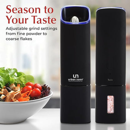 Automatic Salt and Pepper Grinder Set