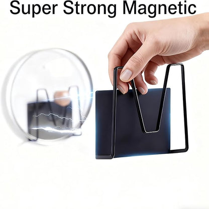 Magnetic Pot Lid Holder for Refrigerator, 2 Pack Strong Magnetic Pot Lid