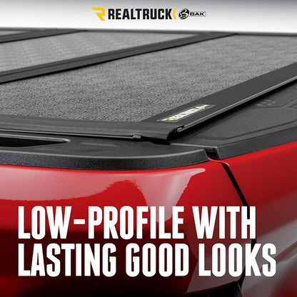 RealTruck BAK BAKFlip G2 Hard Folding Truck Bed Tonneau Cover | 226120 | Fits 2014-2018, 19 Ltd/Lgcy Chevy/GMC Silverado/Sierra Limited/Legacy, 2014 1500, 2015-19 All 5' 9" Bed (69.3")