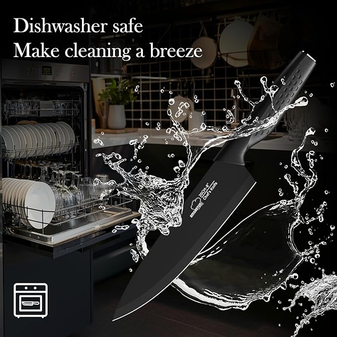 Knife Set, 15 Pieces Kitchen Knife Set