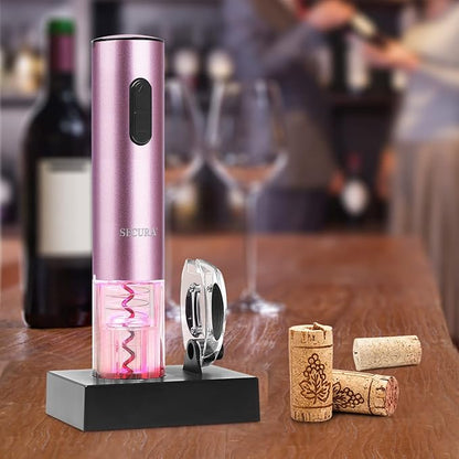 Secura Electric Wine Opener, Automatic Electric Wine Bottle Corkscrew Opener
