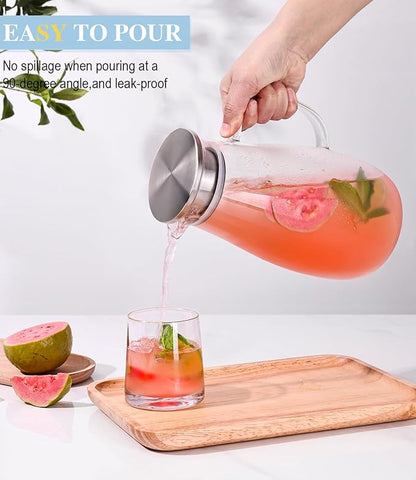 LUNA & MANTHA Glass Pitcher