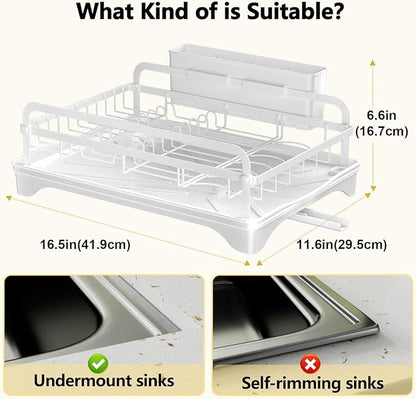 LIYI Dish Drying Rack for Kitchen Counter