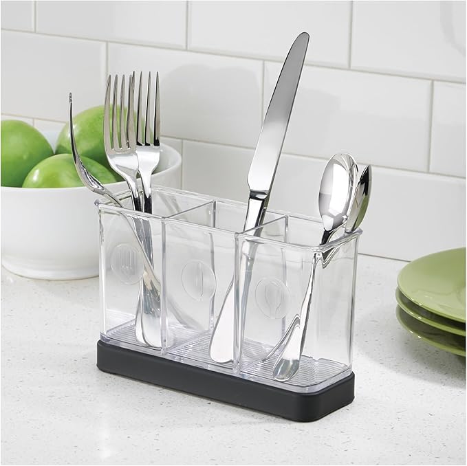 iDesign Forma Decorative Countertop Flatware Organizer