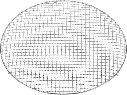 HARFINGTON Round Cooking Rack 16.7-inch Stainless Steel Cross Wire Barbecue Grill Net with 20mm Legs for Cooking Baking Steaming BBQ