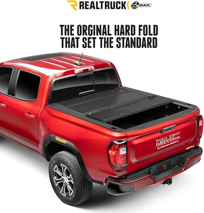 RealTruck BAK BAKFlip G2 Hard Folding Truck Bed Tonneau Cover | 226426 | Fits 2016-2023 Toyota Tacoma w/OE Track System 5' 1" Bed (60.5")