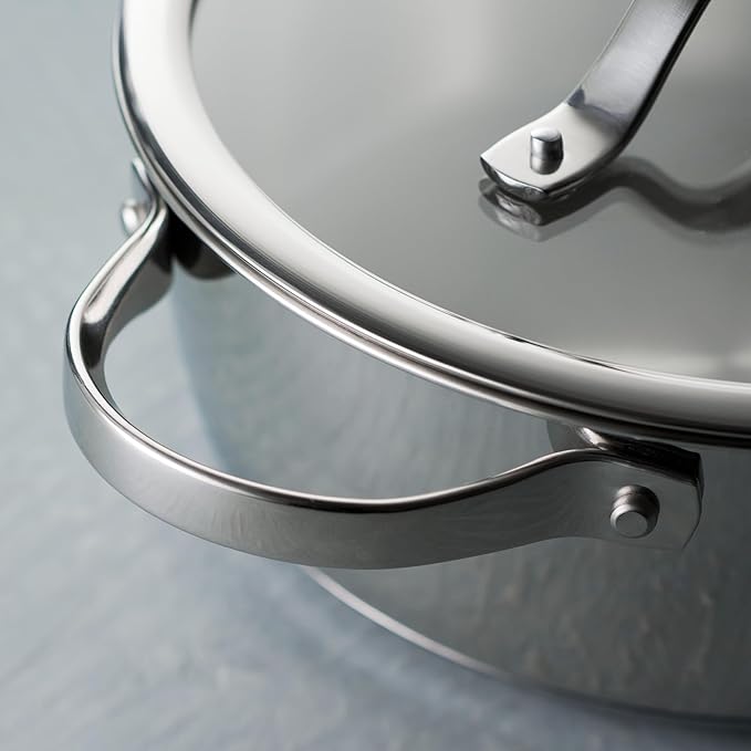Tramontina Tempo Tri-Ply Base Stainless Steel 4-Quart Sauce Pan