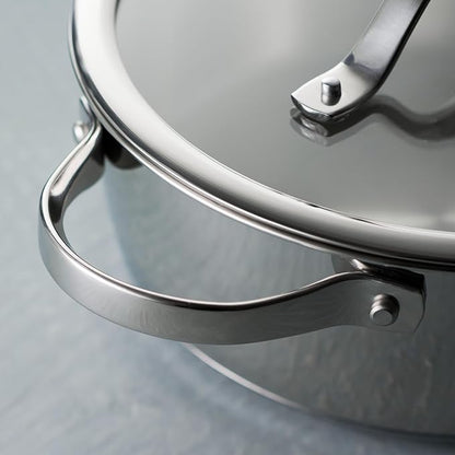 Tramontina Tempo Tri-Ply Base Stainless Steel 4-Quart Sauce Pan
