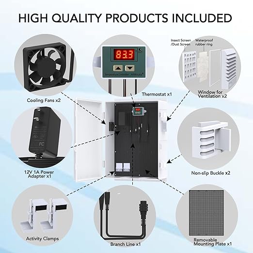Outdoor Electrical Box, Waterproof Electrical Junction Box IP65 ABS Plastic
