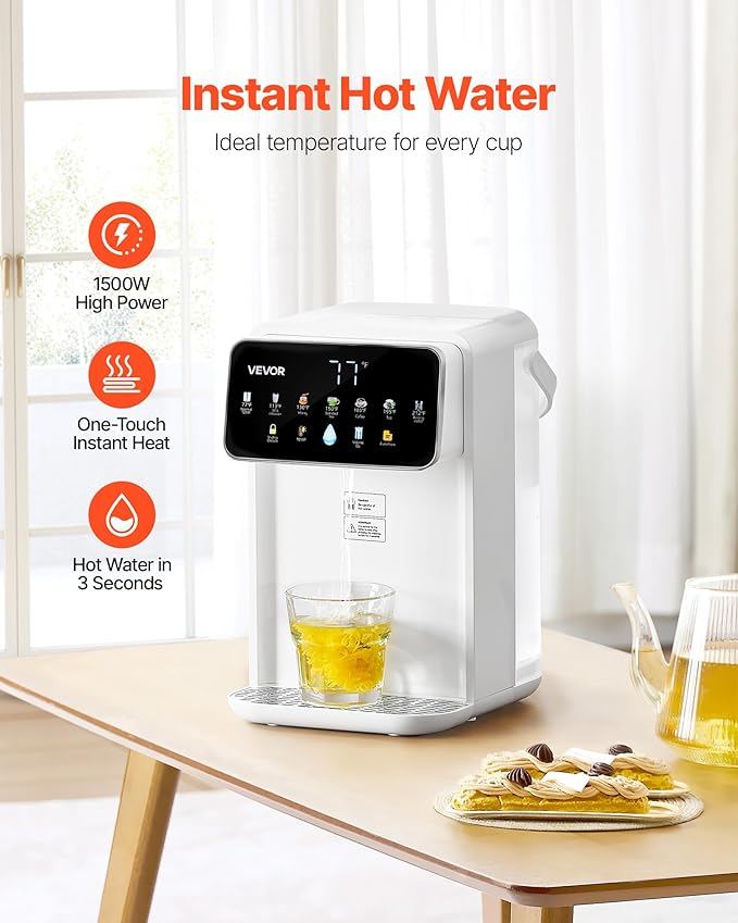 VEVOR Instant Hot Water Dispenser, Countertop Boiling Water Dispenser
