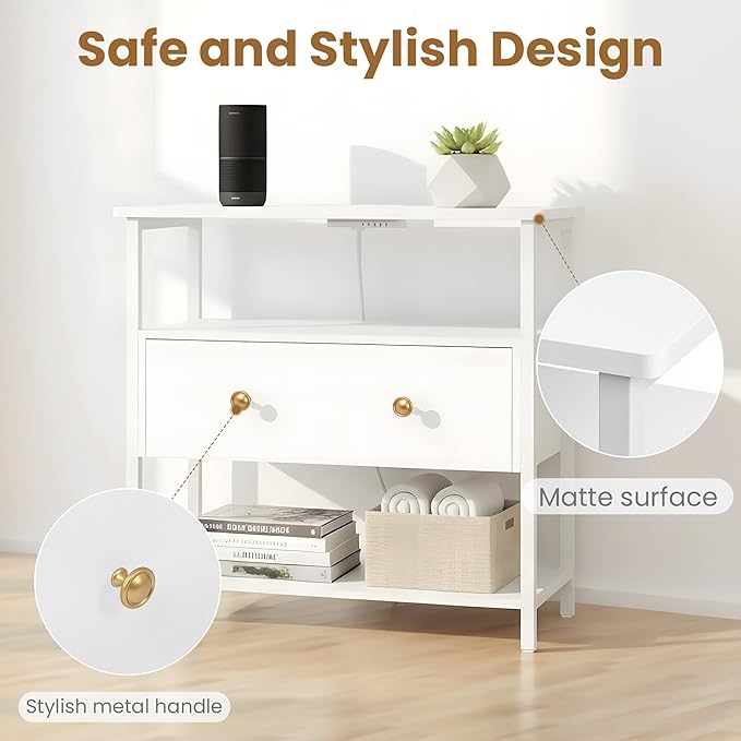 Edbuosy 27 Inch Wide Night Stand