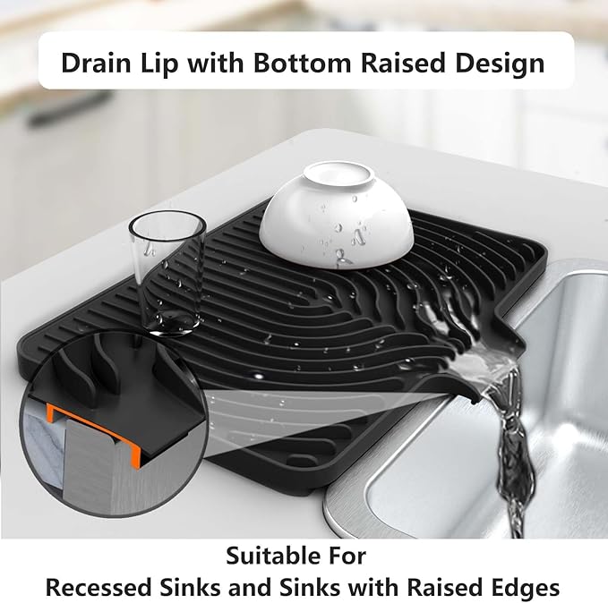 Dish Drying Mat for Kitchen Counter,