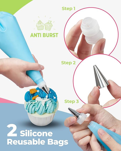 Kootek 32-Piece Piping Bags and Tips Set