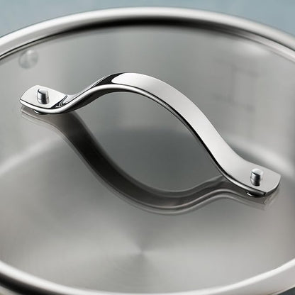 Tramontina Tempo Tri-Ply Base Stainless Steel 4-Quart Sauce Pan