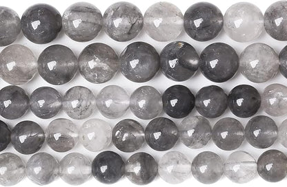 4MM 86PCS Natural Stone Cloudy Quartz Crystal Beads for Jewelry Making DIY Bracelet 1 Strand