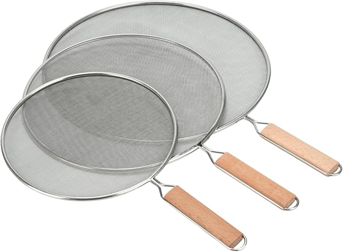3 Pieces Grease Splatter Screen