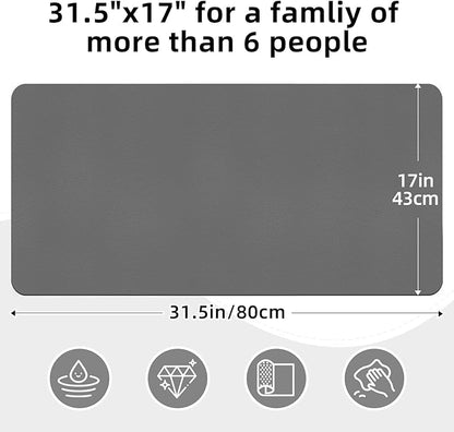 LOPNUR Kitchen Dish Drying Mat, 31.5"x17" Extra Large Dish Drying Mats
