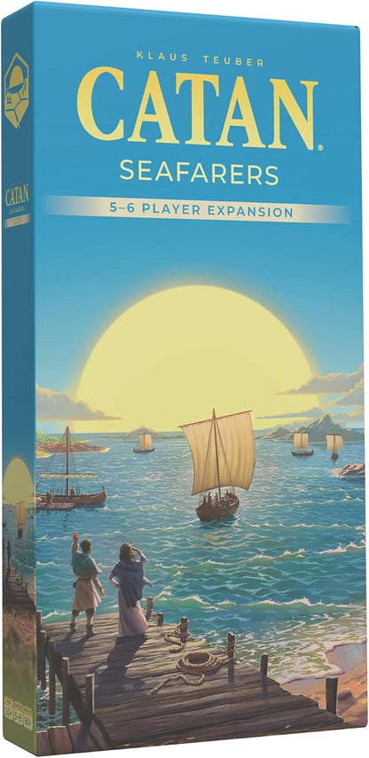 CATAN Seafarers 5-6 Player Board Game Expansion (6th Edition) Add More Players to Your Adventure, Strategy Game for Kids & Adults, Ages 12+, 3-6 Players, 60-90 Minute Playtime