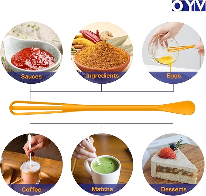 OYV multifunctional mini whisk, mini spoon, small whisks