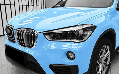 60"x96" (5FTx8FT) PPF Paint Protection Film Gloss Light Blue Self Healing Auto Bra Vinyl Wrap Invisible Scratches Shield Sheet DIY with Tool Kit