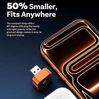 VBESTLIFE Mini Wireless for Adapter, 2.4/5Ghz Wireless for & for Android Auto, Plug and Play, Fast Auto Reconnect Stable Control Zero Delay (Color Pattern)