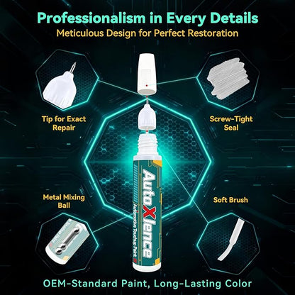 Bright Silver Metallic(PS2/WS2) Touch Up Paint Compatible with Jeep Car Paint Pen Scratch Repair Automotive Scratch Remover Fix Exact Color Match