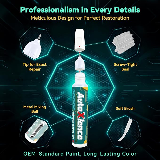 Blueprint(8X8) Touch Up Paint Compatible with Toyota Car Paint Pen Scratch Repair Automotive Scratch Remover Fix Exact Color Match