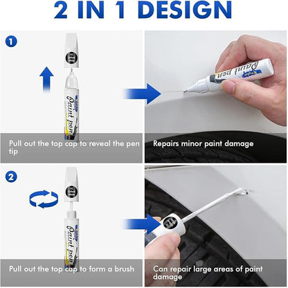 UA Ebony/Black Touch Up Paint Compatible with Ford, DIY Car Paint Scratch Repair, Automotive Paints, Quick & Easy Fix Scratch Repair for F150/Focus/Taurus/Mustang/Ranger/Escape/Explorer