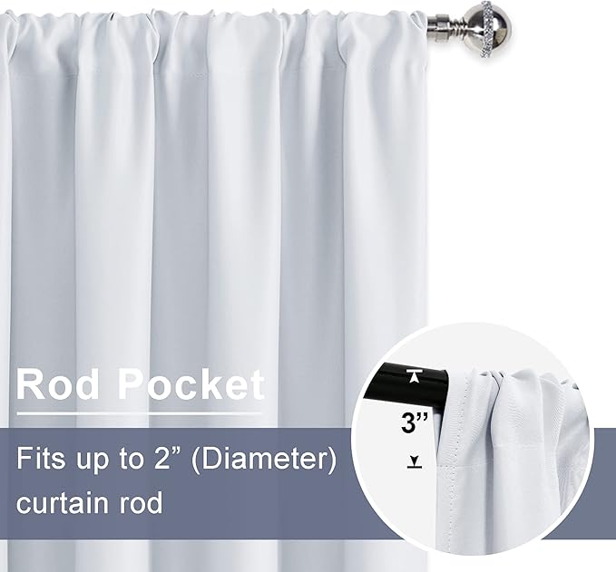 JIUZHEN Curtains for Bedroom