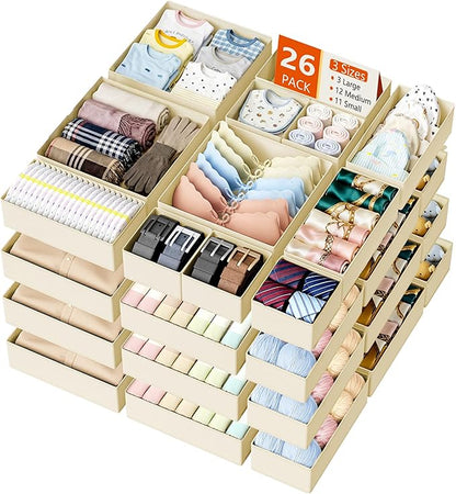 DIMJ Drawer Organizer Clothes